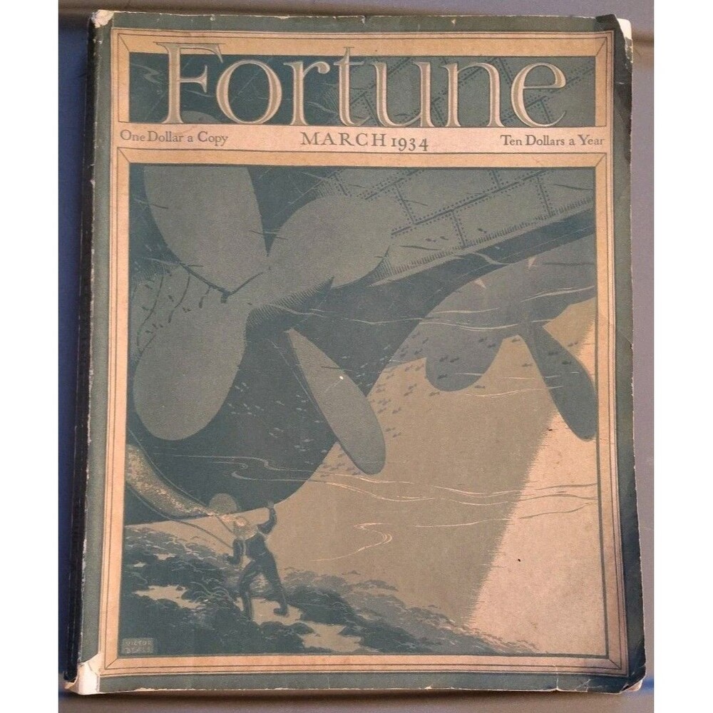 Vintage Fortune Magazine March 1934